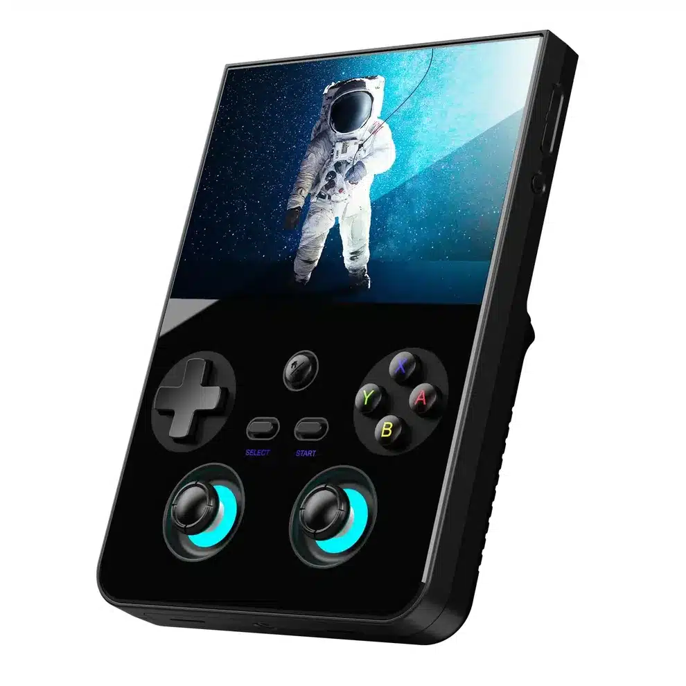 Portable Retro Handheld Gaming Console with RGB Joysticks and HD Display