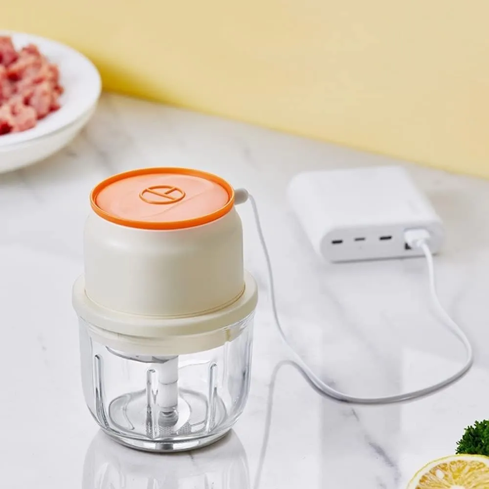 Portable USB Rechargeable Mini Food Chopper